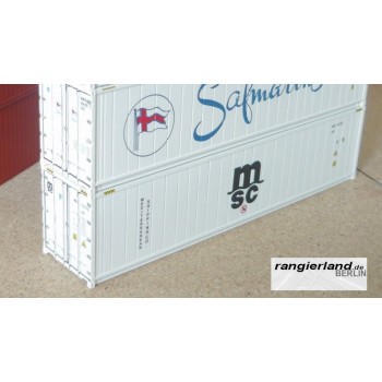 C-RAIL 40ft Kühlcontainer Container Reefer MSC H0 - LAGERWARE